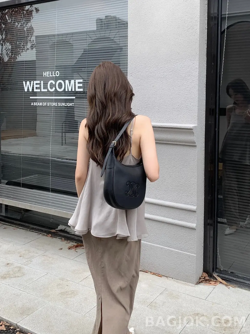 셀린느 CELINE 엘로이즈백 레더 스몰 상세 이미지