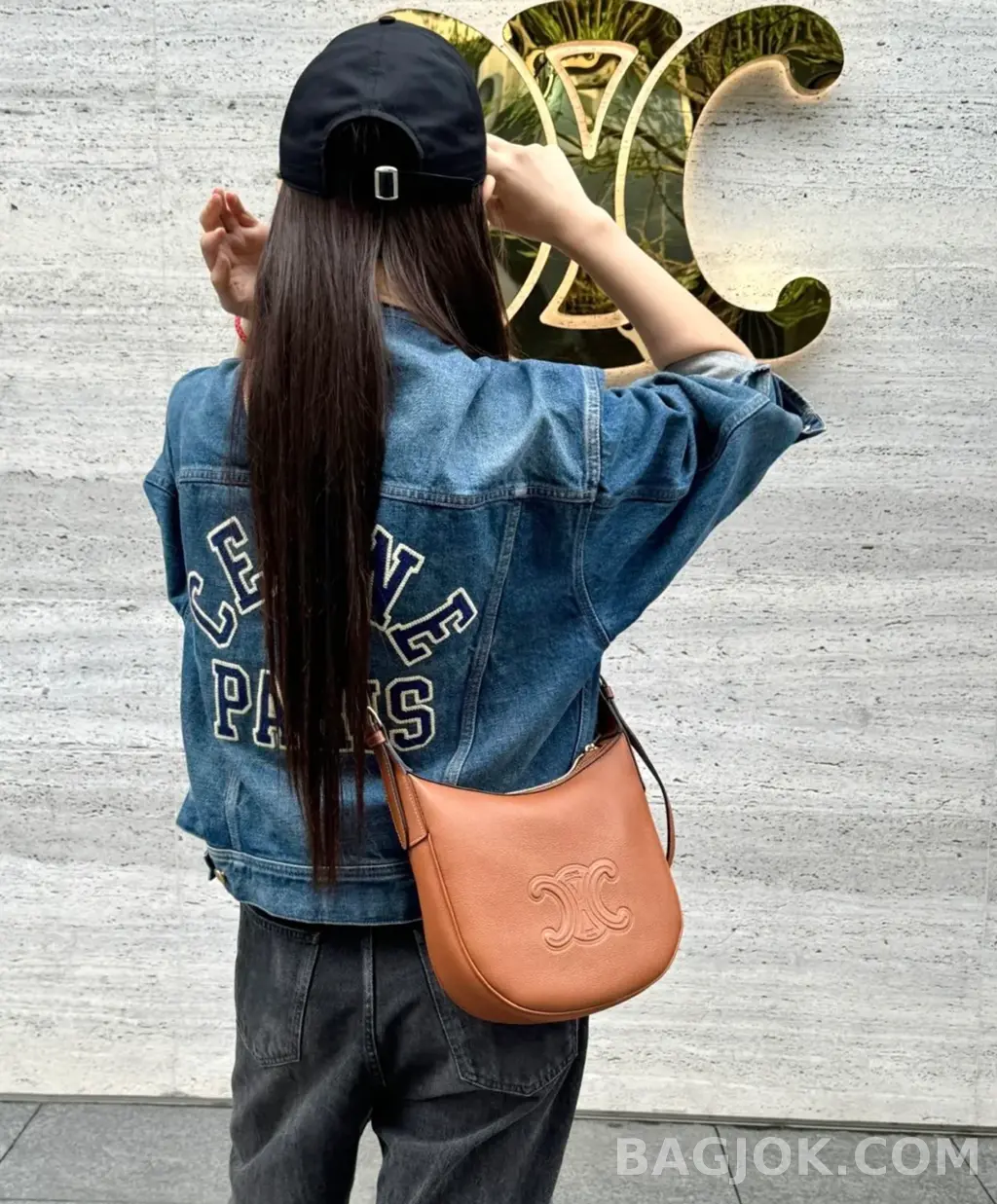 셀린느 CELINE 엘로이즈백 레더 스몰 상세 이미지