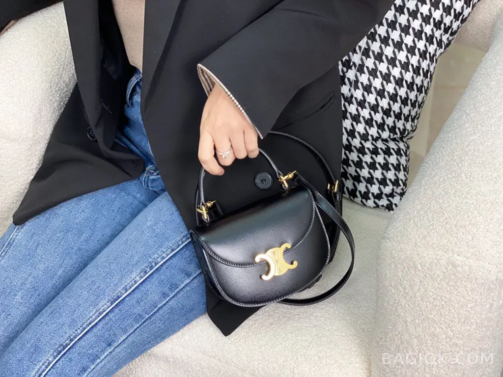 셀린느 CELINE 클레아 베사체 탑핸들백 미니 상세 이미지
