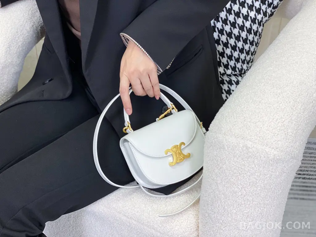 셀린느 CELINE 클레아 베사체 탑핸들백 미니 상세 이미지