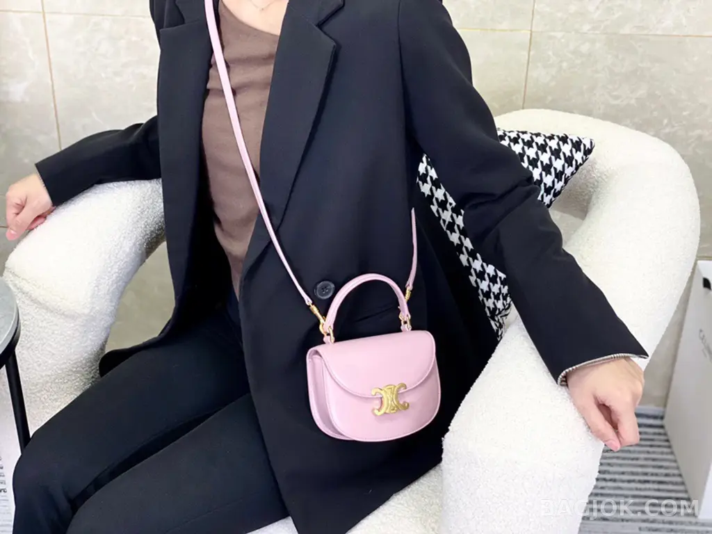 셀린느 CELINE 클레아 베사체 탑핸들백 미니 상세 이미지
