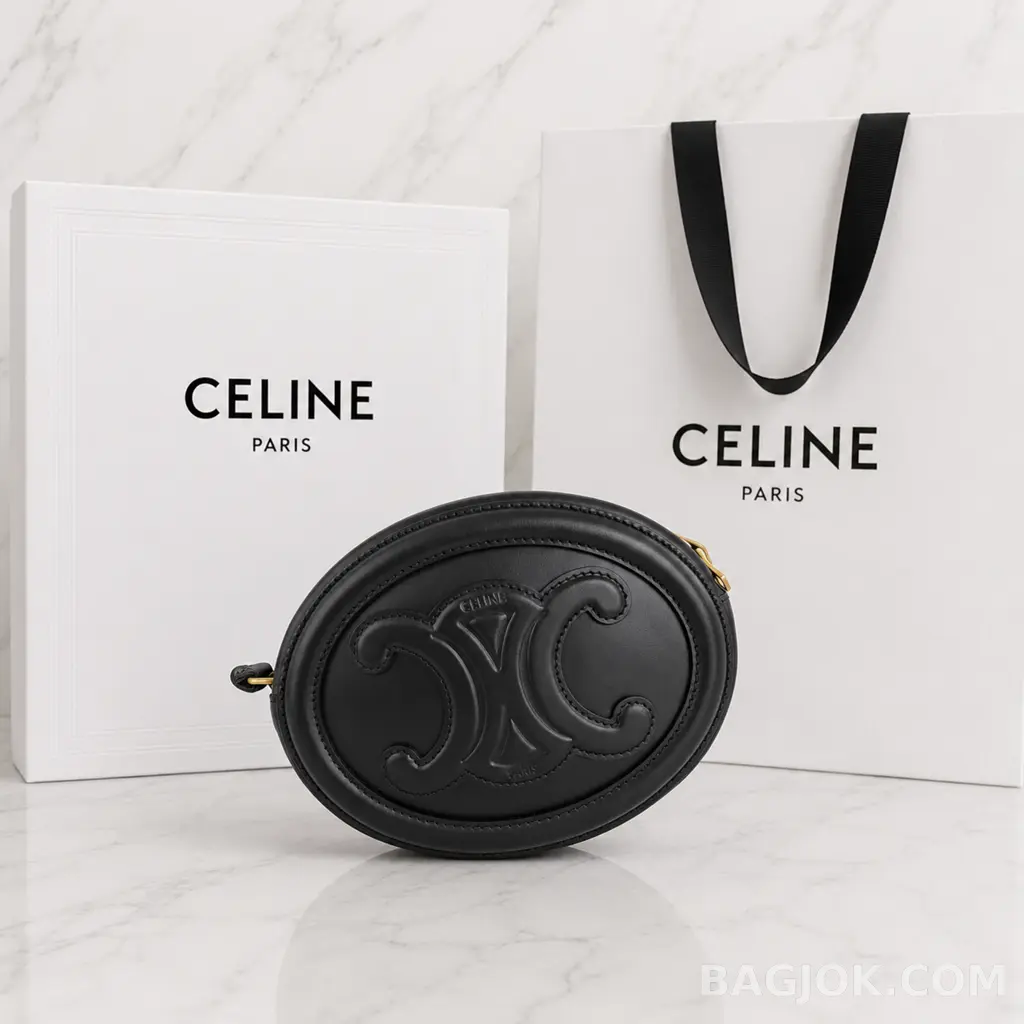 셀린느 CELINE 퀴르 트리옹프 오벌백 상세 이미지