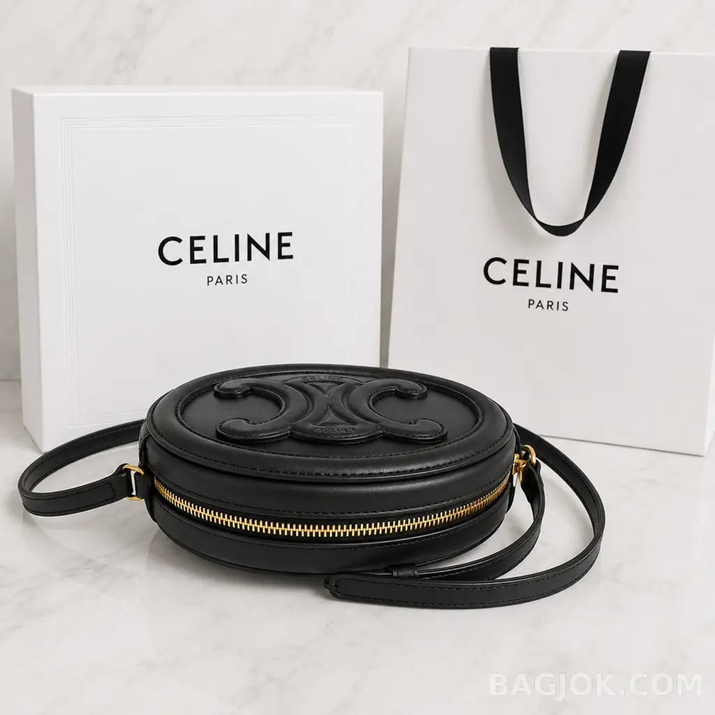 셀린느 CELINE 퀴르 트리옹프 오벌백 상세 이미지
