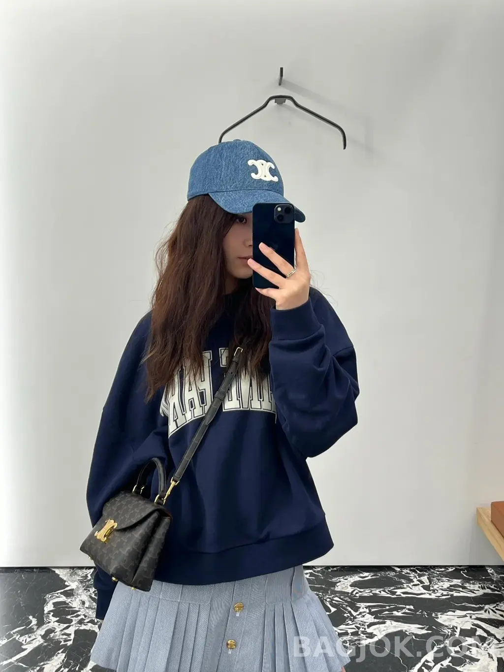 셀린느 CELINE 틴 니노백 트리옹프 캔버스 상세 이미지