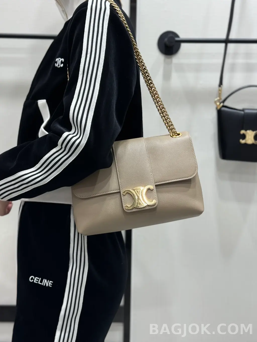 셀린느 CELINE 빅투아르 체인백 미디움 상세 이미지