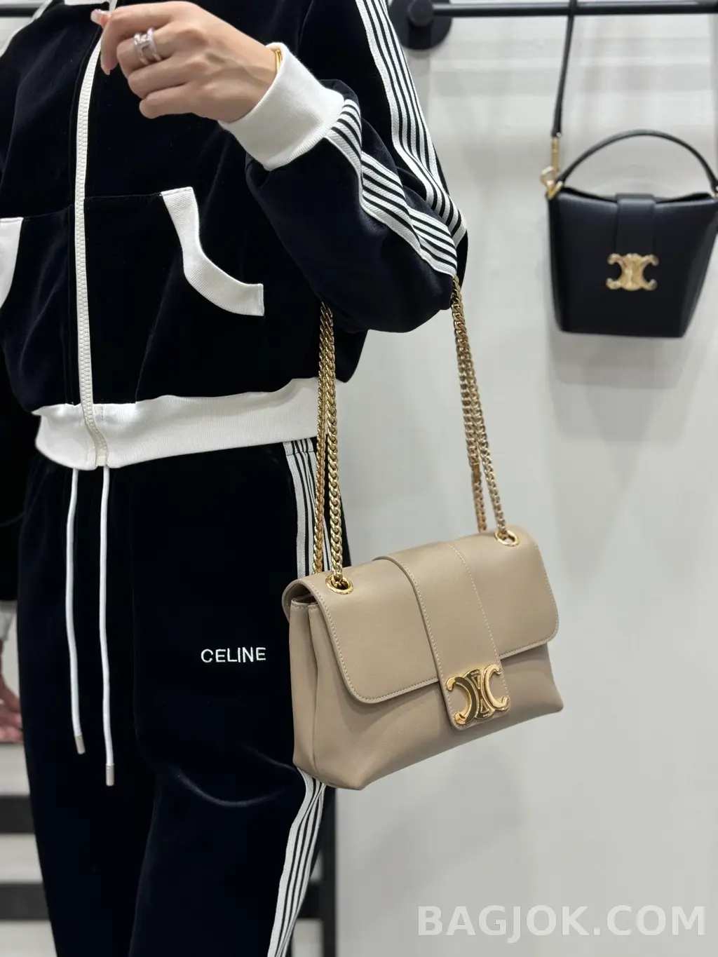 셀린느 CELINE 빅투아르 체인백 미디움 상세 이미지