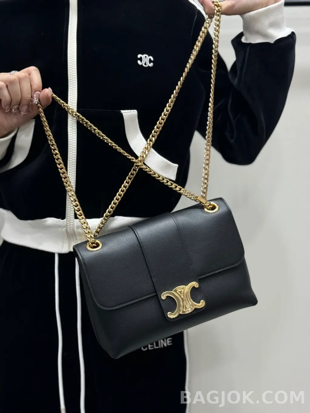셀린느 CELINE 빅투아르 체인백 미디움 상세 이미지