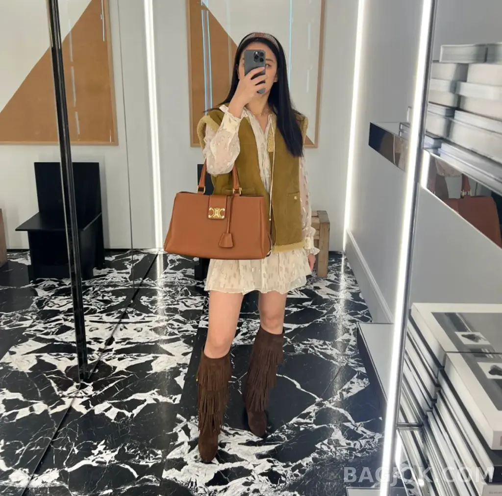 셀린느 CELINE 아폴린 백 미디움 상세 이미지