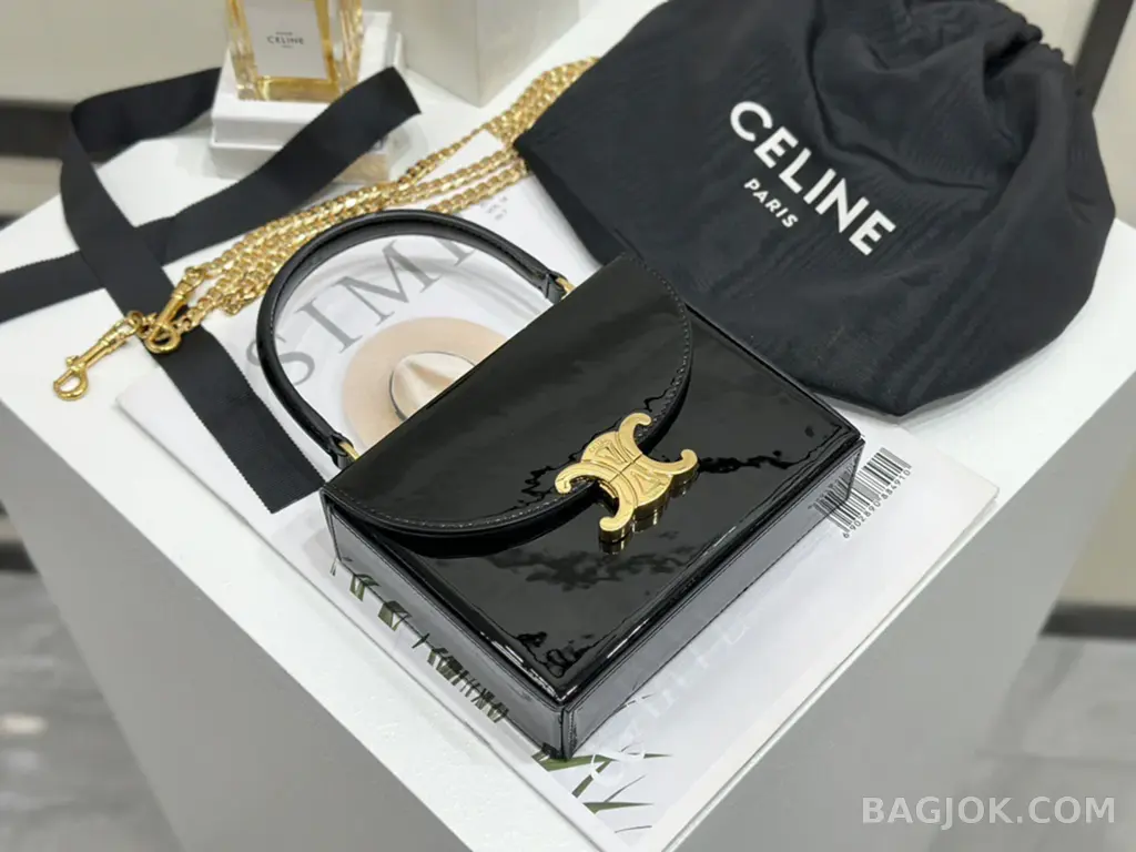 셀린느 CELINE 트리옹프 블랑딘 박스백 스몰 상세 이미지