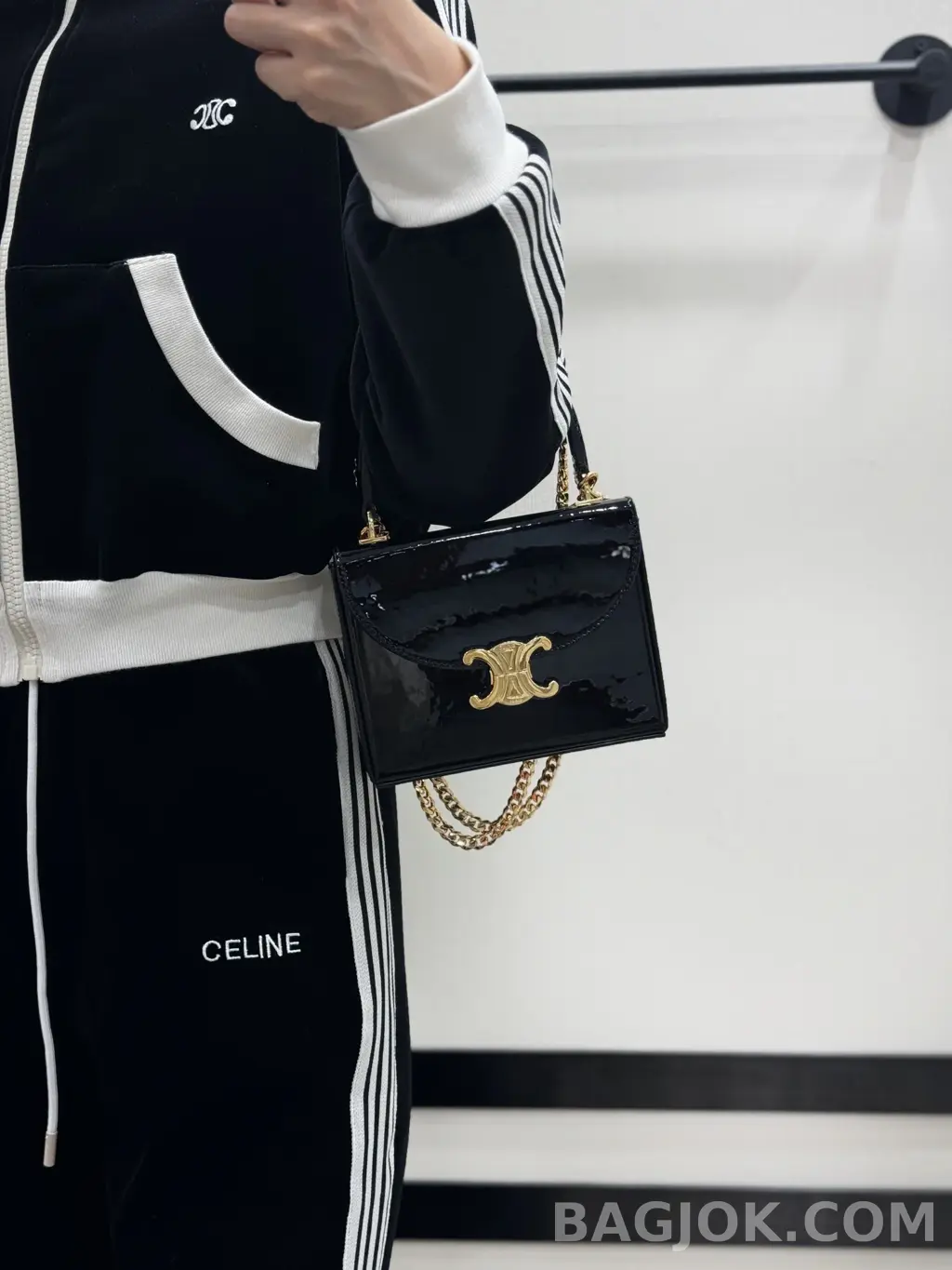 셀린느 CELINE 트리옹프 블랑딘 박스백 스몰 상세 이미지
