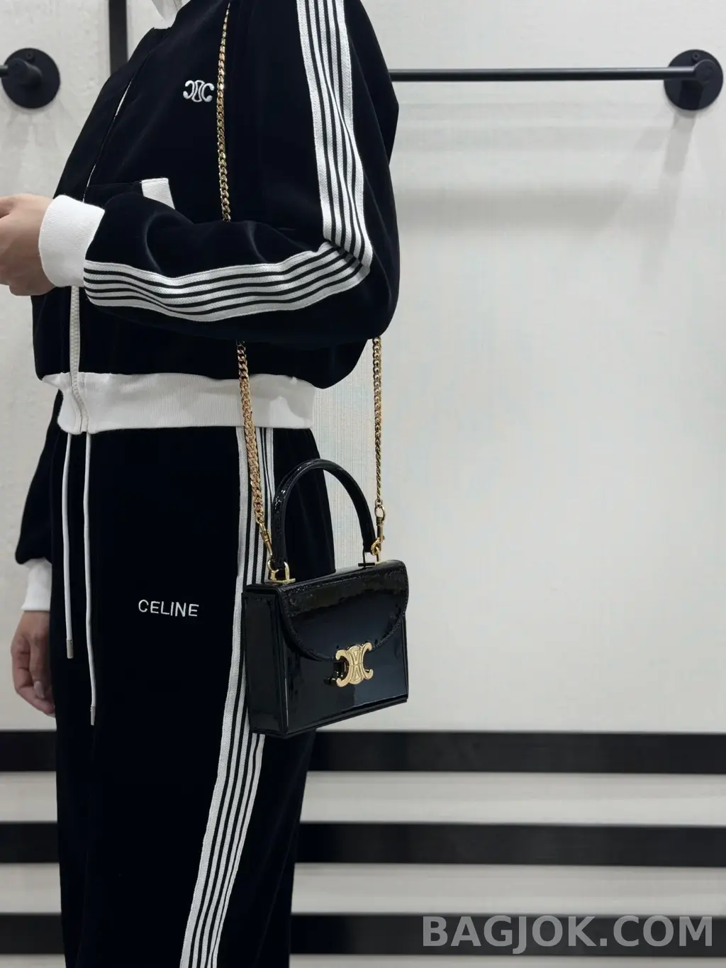 셀린느 CELINE 트리옹프 블랑딘 박스백 스몰 상세 이미지