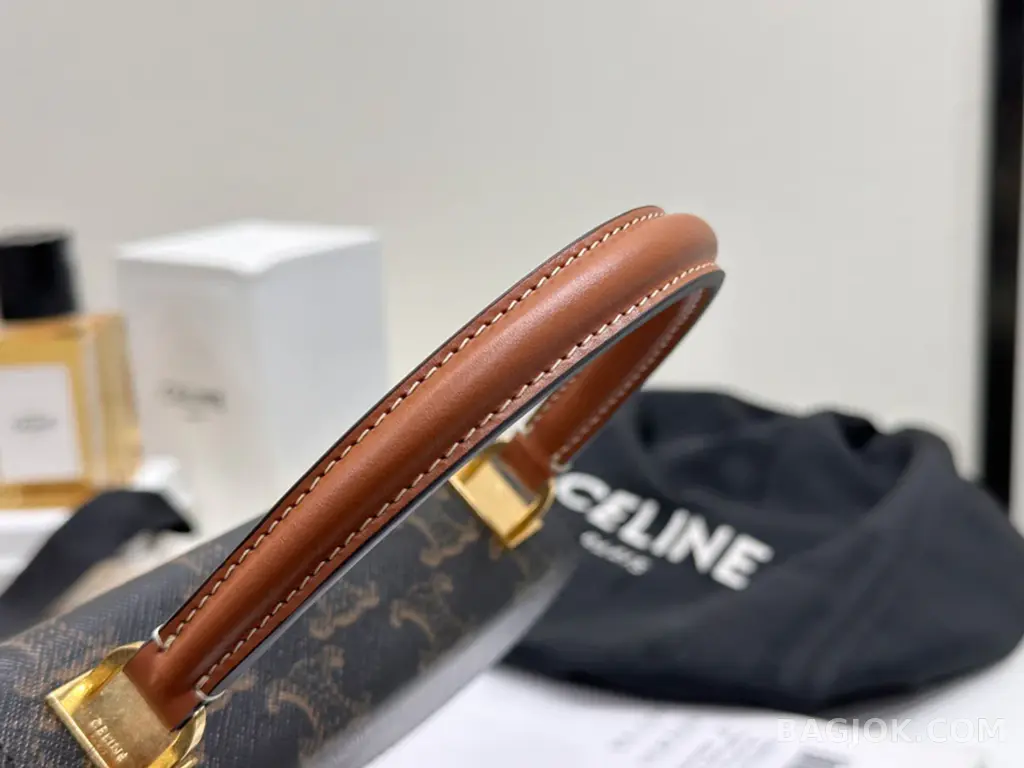 셀린느 CELINE 트리옹프 블랑딘 박스백 캔버스 스몰 상세 이미지