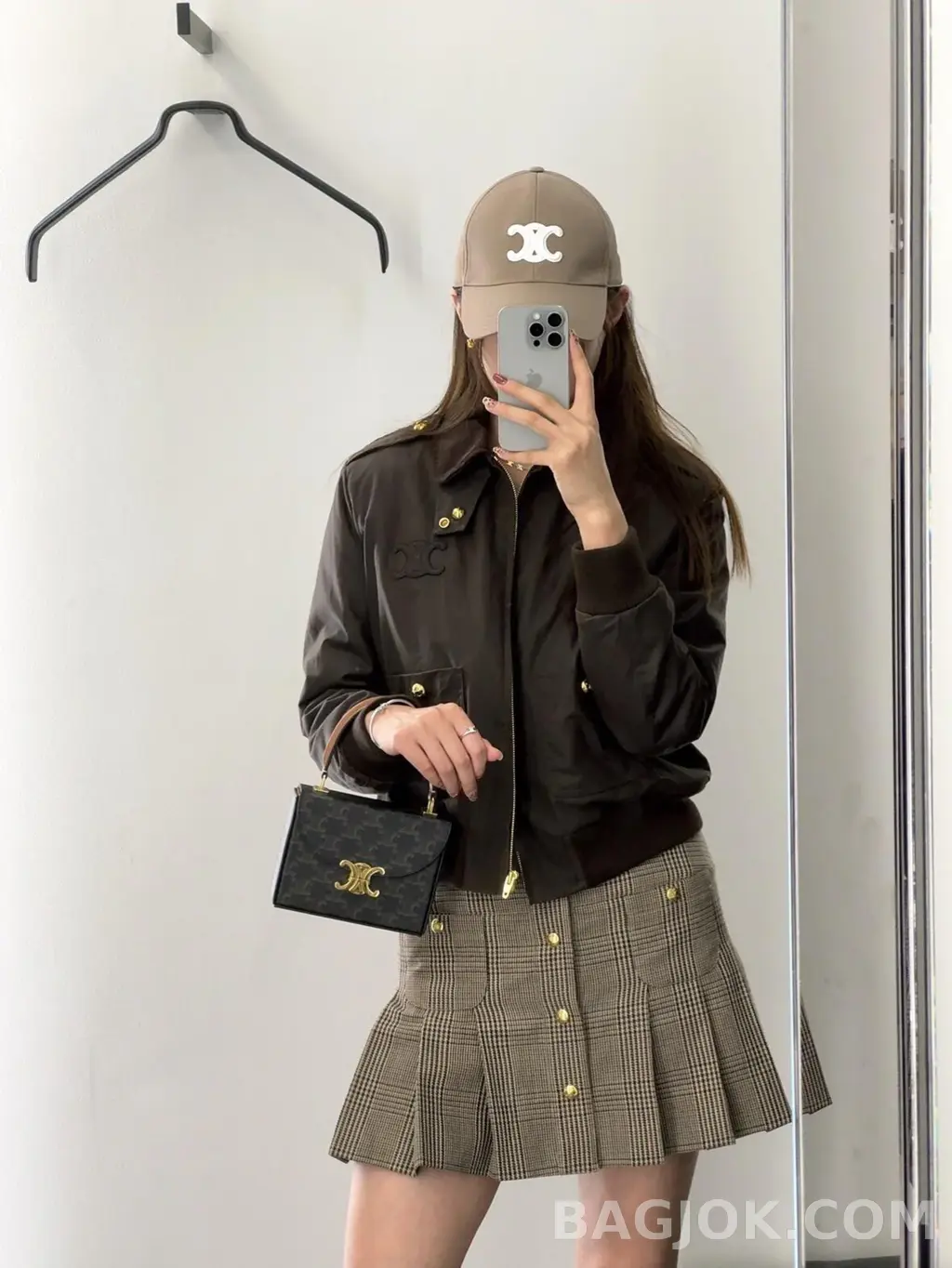 셀린느 CELINE 트리옹프 블랑딘 박스백 캔버스 스몰 상세 이미지