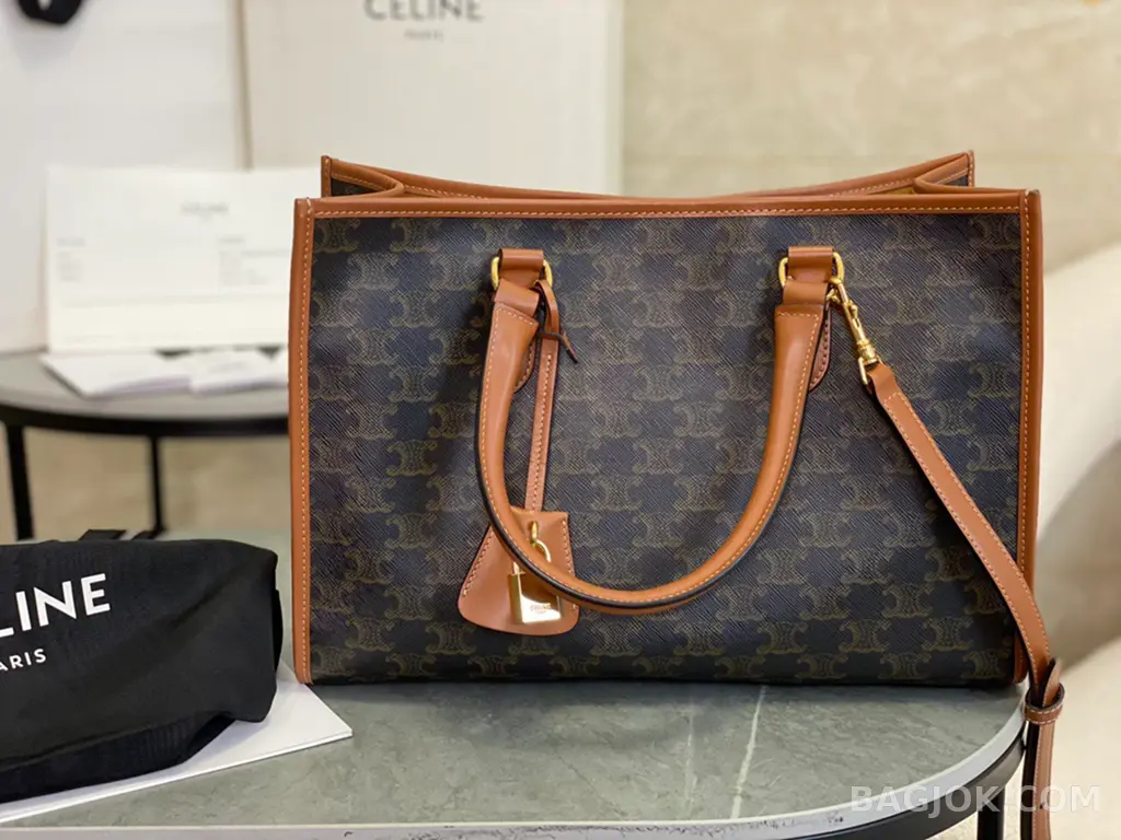 셀린느 CELINE 트리옹프 호리즌탈 카바스 토트백 미니 상세 이미지