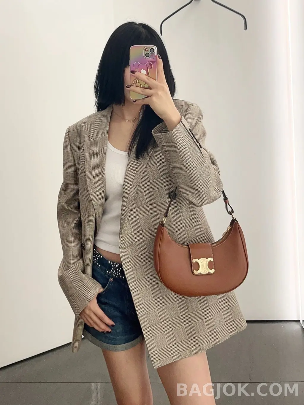 셀린느 CELINE 아바 트리오페 레더백 상세 이미지