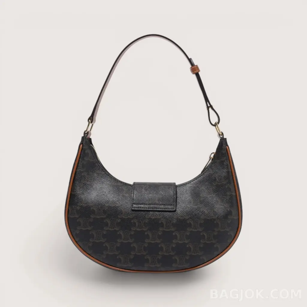 셀린느 CELINE 아바 트리오페 캔버스 레더백 상세 이미지