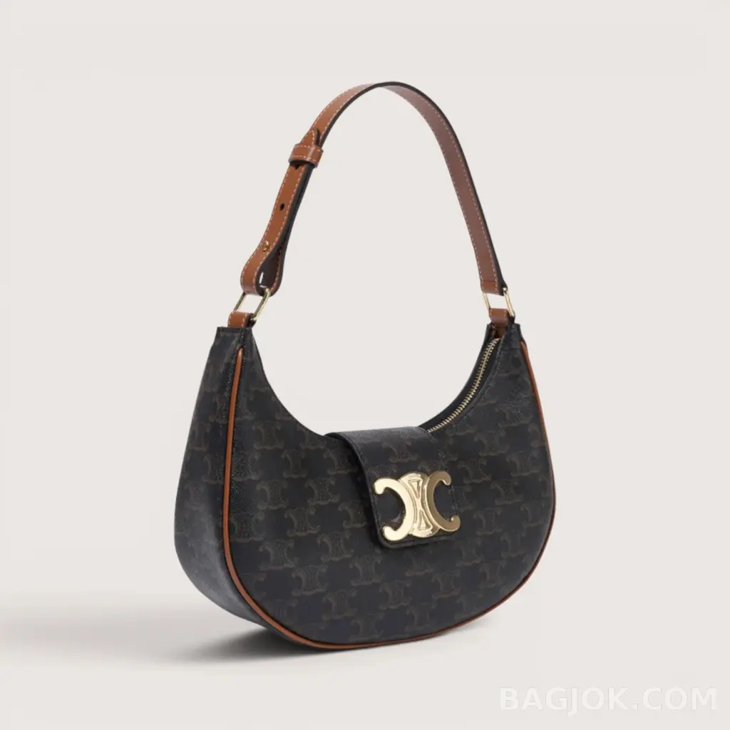 셀린느 CELINE 아바 트리오페 캔버스 레더백 상세 이미지