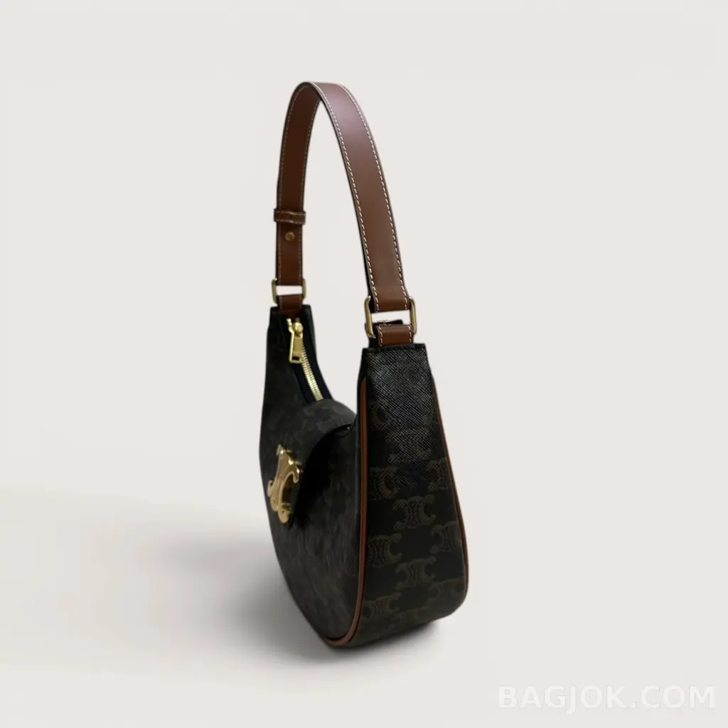 셀린느 CELINE 아바 트리오페 캔버스 레더백 상세 이미지