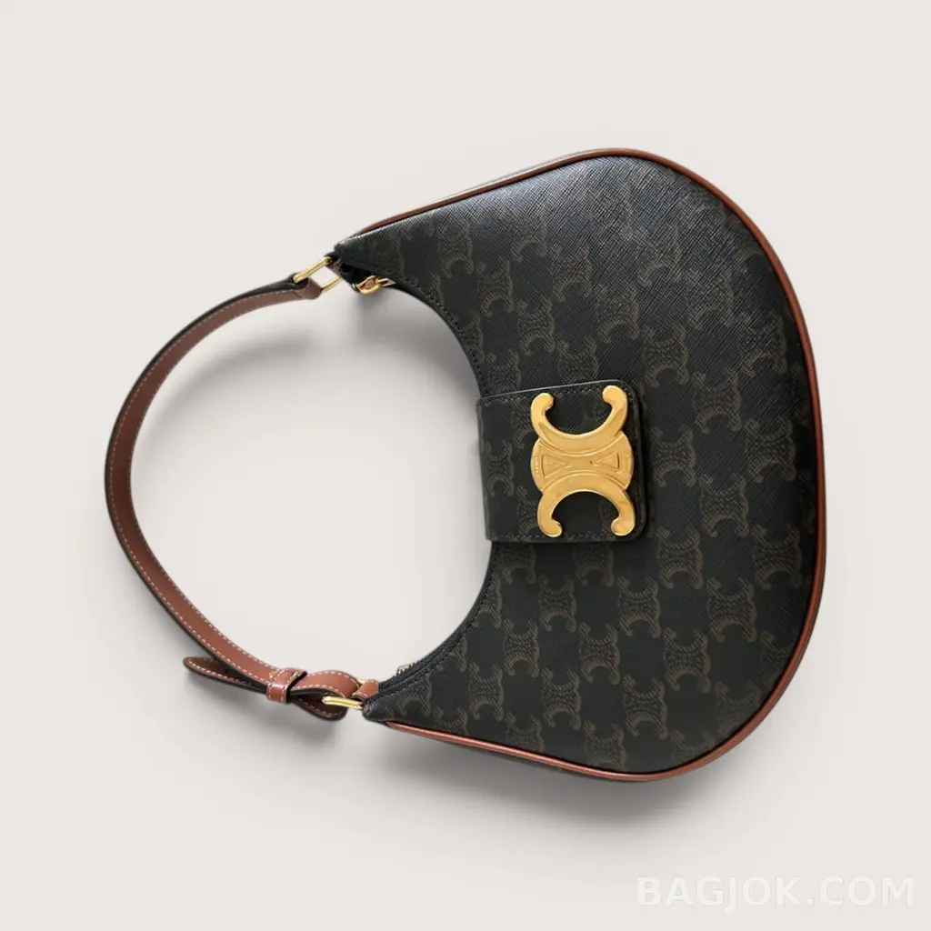 셀린느 CELINE 아바 트리오페 캔버스 레더백 상세 이미지