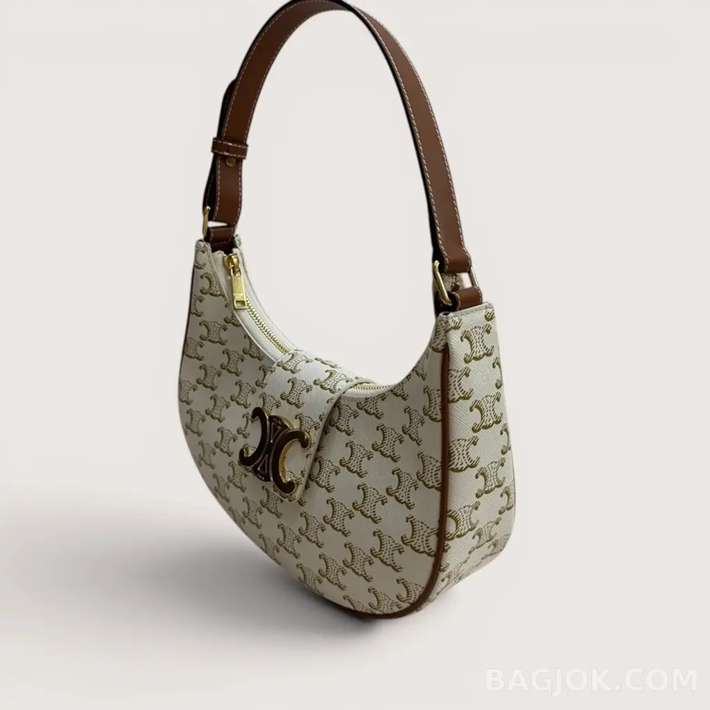 셀린느 CELINE 아바 트리오페 캔버스 레더백 상세 이미지
