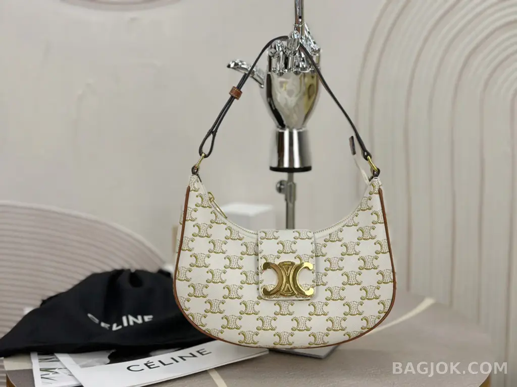 셀린느 CELINE 아바 트리오페 캔버스 레더백 상세 이미지