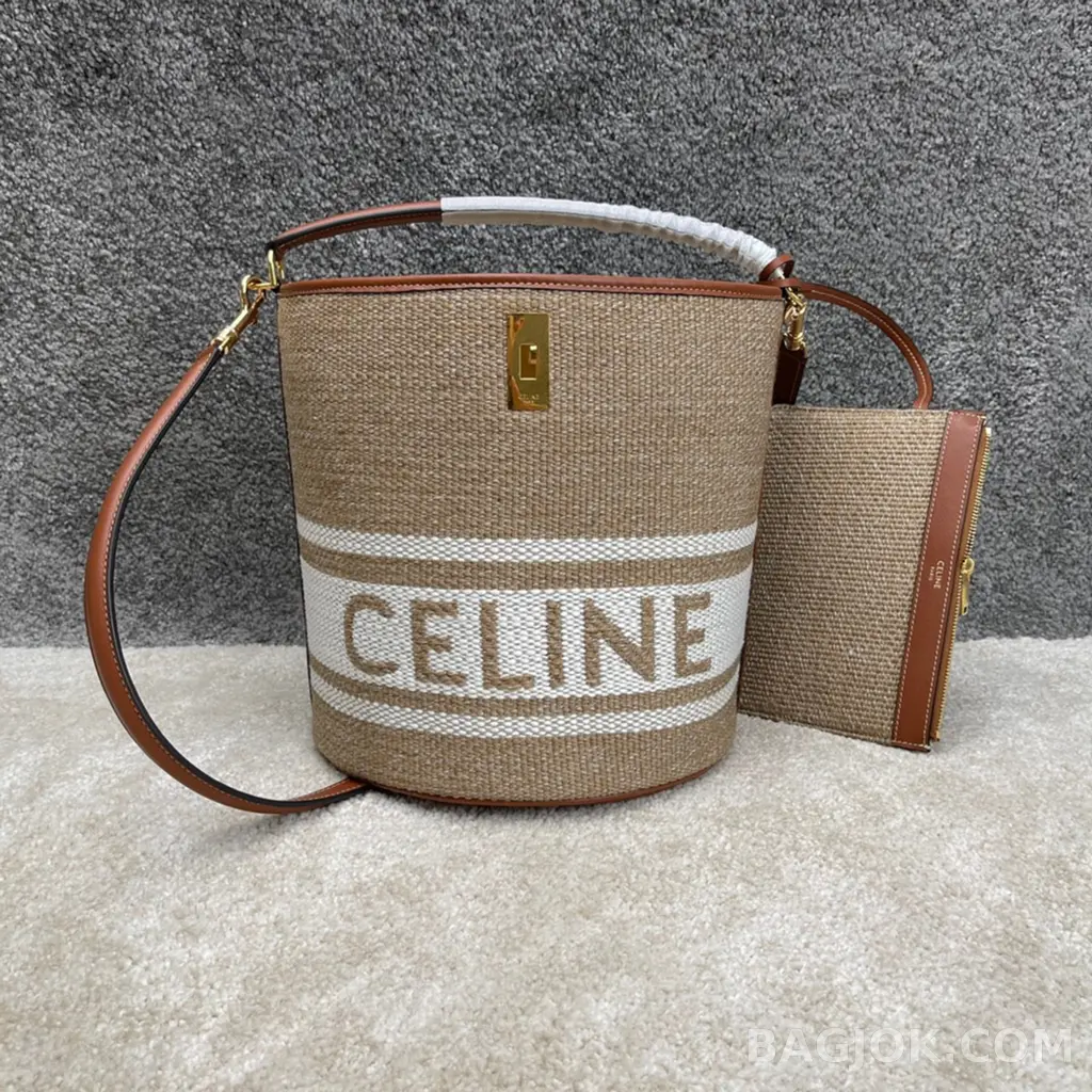 셀린느 CELINE 라피아 16 버킷백 상세 이미지