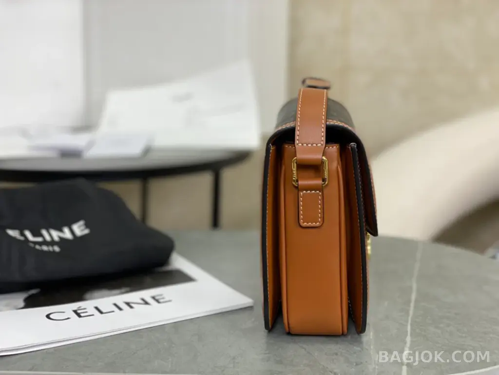 셀린느 CELINE 트리옹프 숄더백 캔버스 미디움 상세 이미지