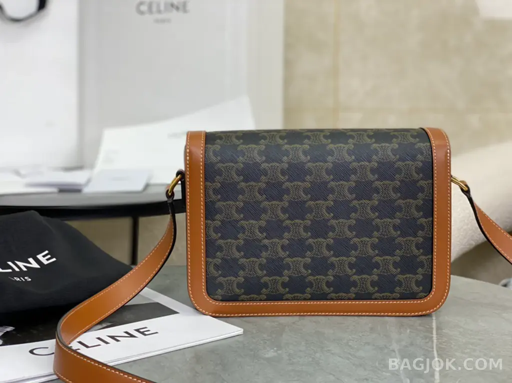 셀린느 CELINE 트리옹프 숄더백 캔버스 미디움 상세 이미지