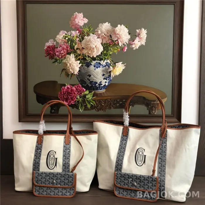 고야드 GOYARD 양면 토트백 미디움 상세 이미지