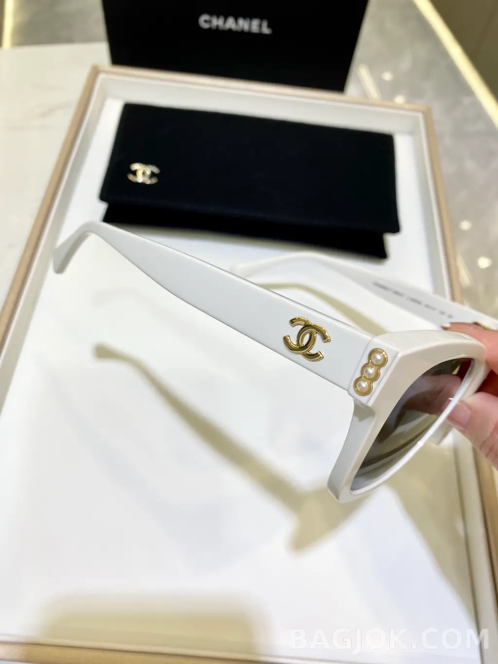 샤넬 CHANEL 오버사이즈 스퀘어 Sunglasses 상세 이미지