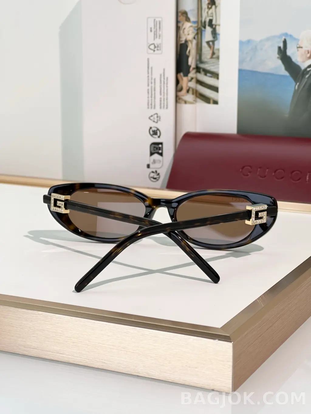 구찌 GUCCI GG1680SA 오벌 캣아이 Sunglasses 상세 이미지