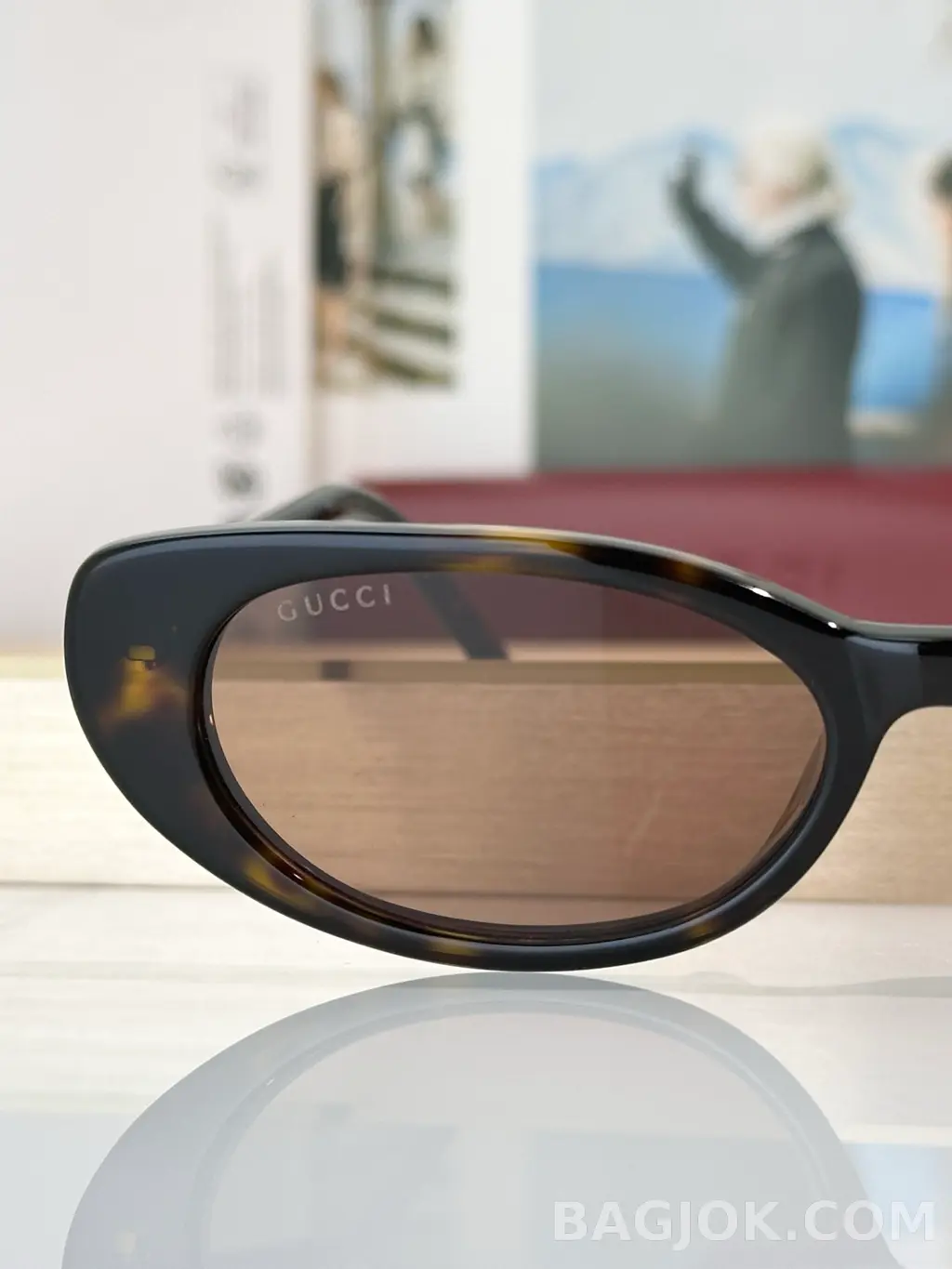 구찌 GUCCI GG1680SA 오벌 캣아이 Sunglasses 상세 이미지