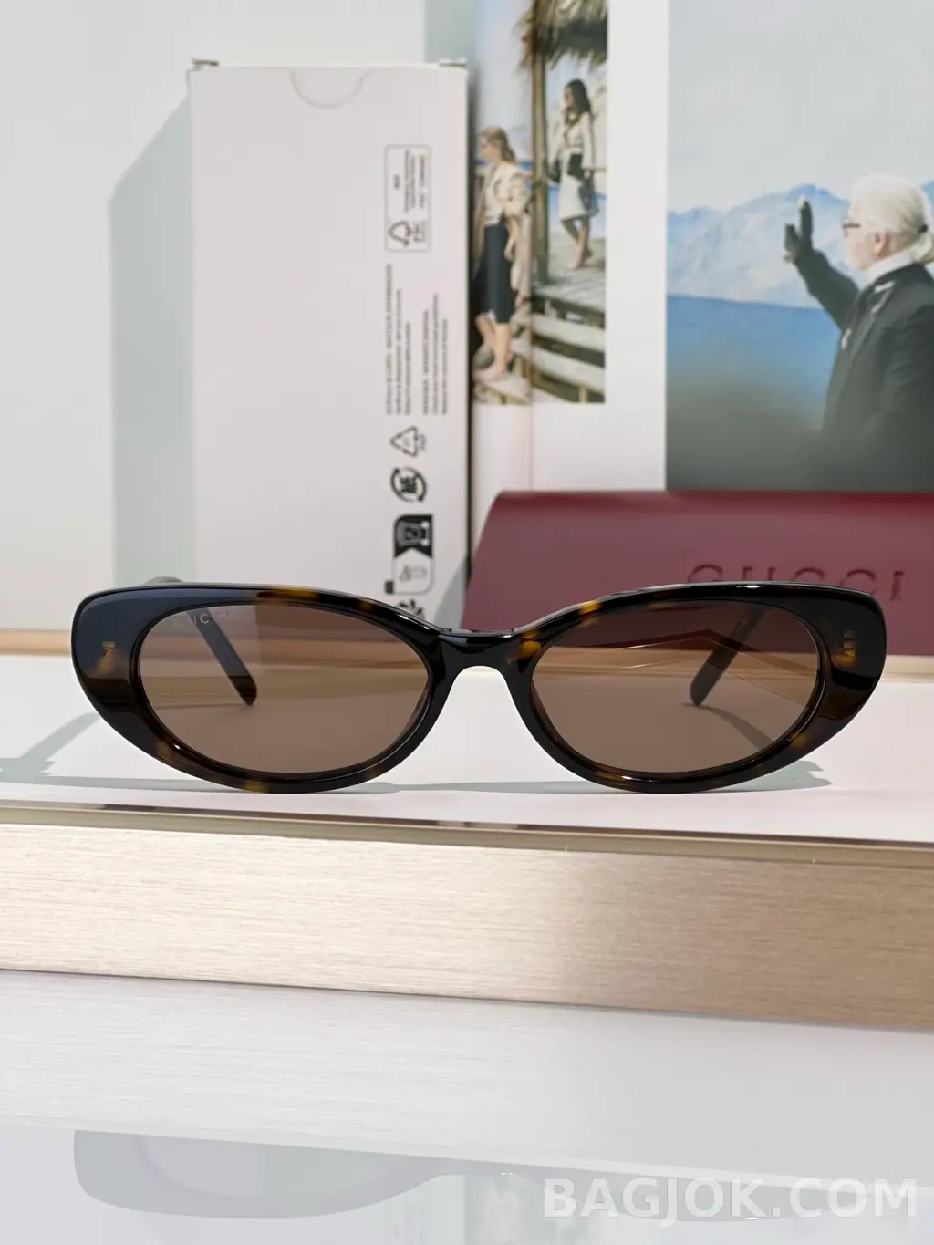 구찌 GUCCI GG1680SA 오벌 캣아이 Sunglasses 상세 이미지