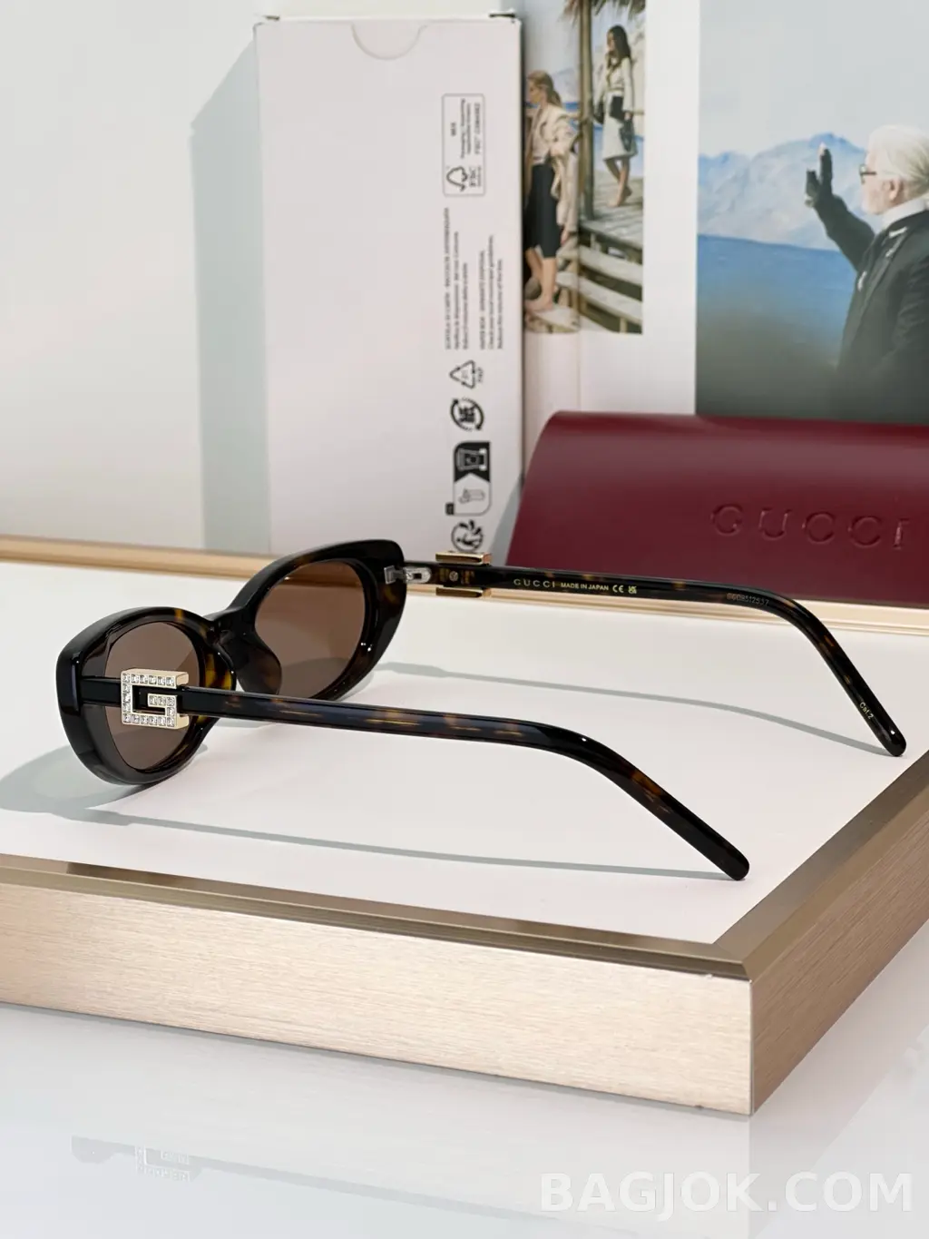 구찌 GUCCI GG1680SA 오벌 캣아이 Sunglasses 상세 이미지