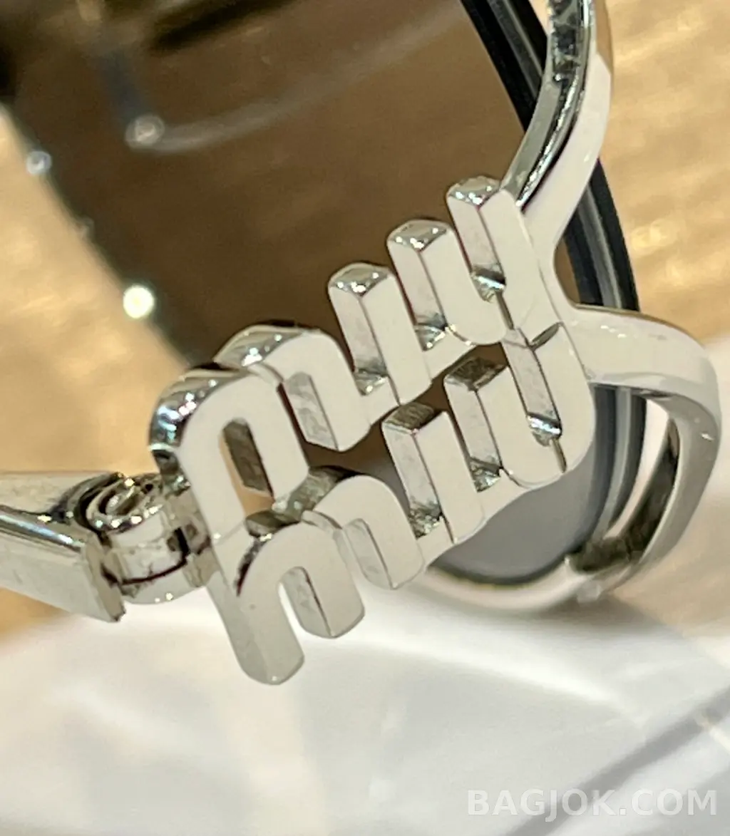 미우미우 MIU MIU SMU52Y 오벌 메탈 Sunglasses 상세 이미지