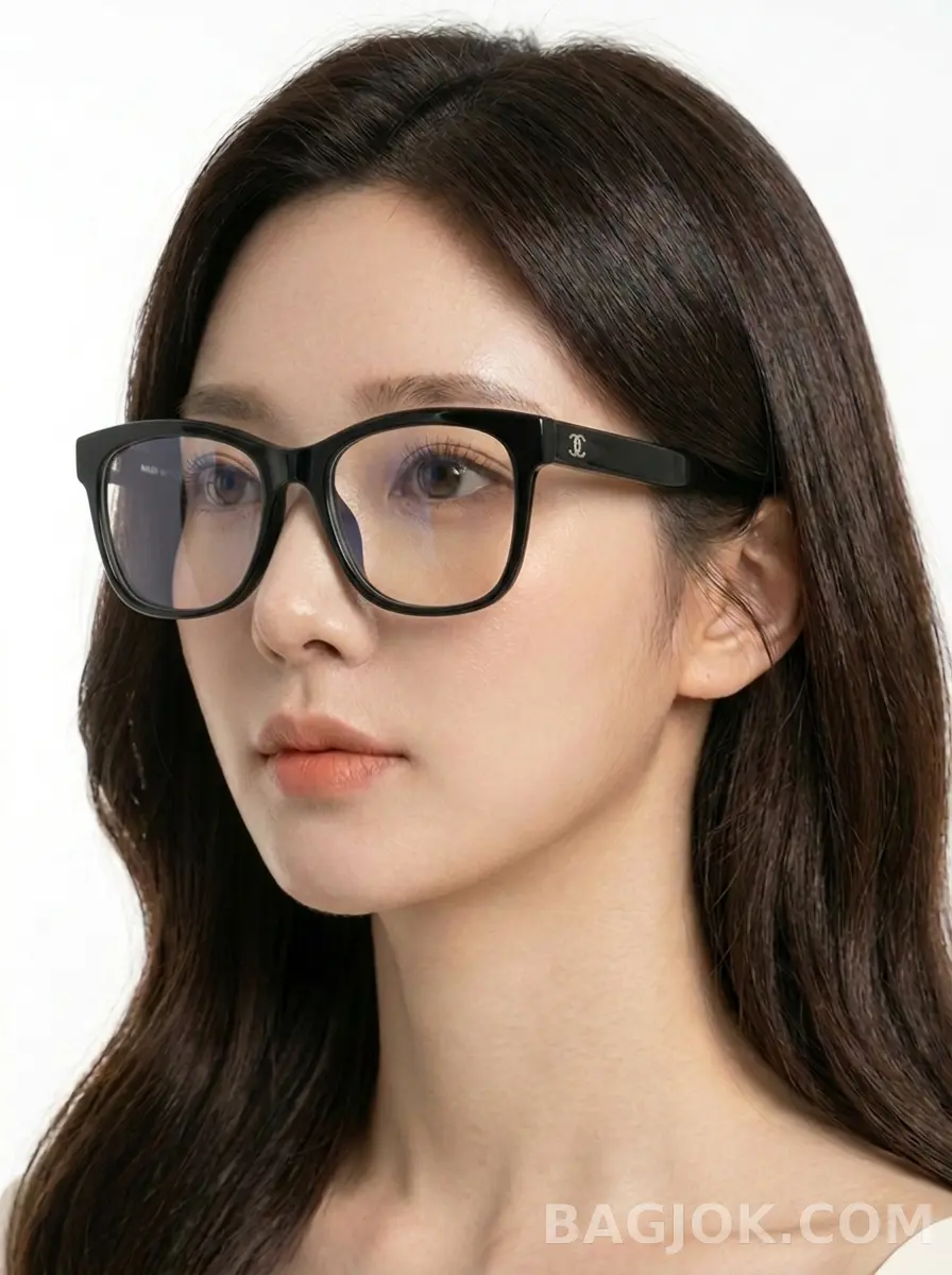 CHANEL CH3392 블랙 스퀘어 안경_대표이미지