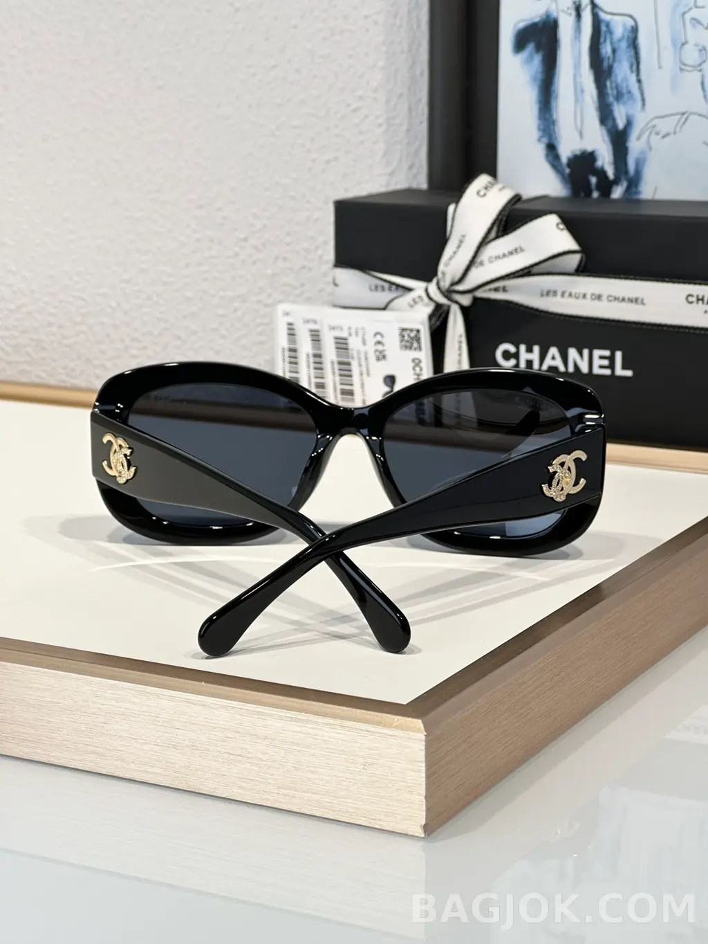 샤넬 Chanel 크리스탈 스퀘어 Sunglasses 상세 이미지
