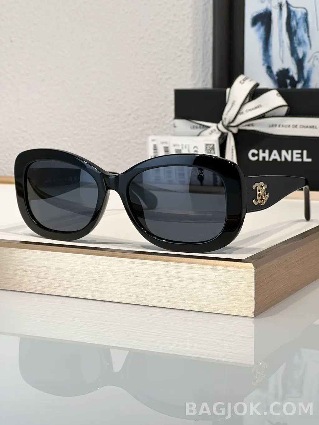샤넬 Chanel 크리스탈 스퀘어 Sunglasses 상세 이미지
