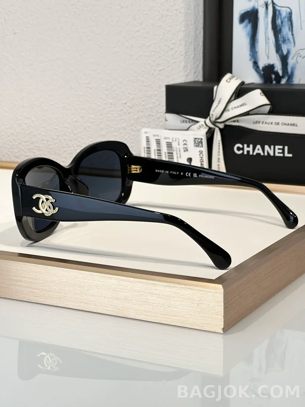 샤넬 Chanel 크리스탈 스퀘어 Sunglasses 상세 이미지