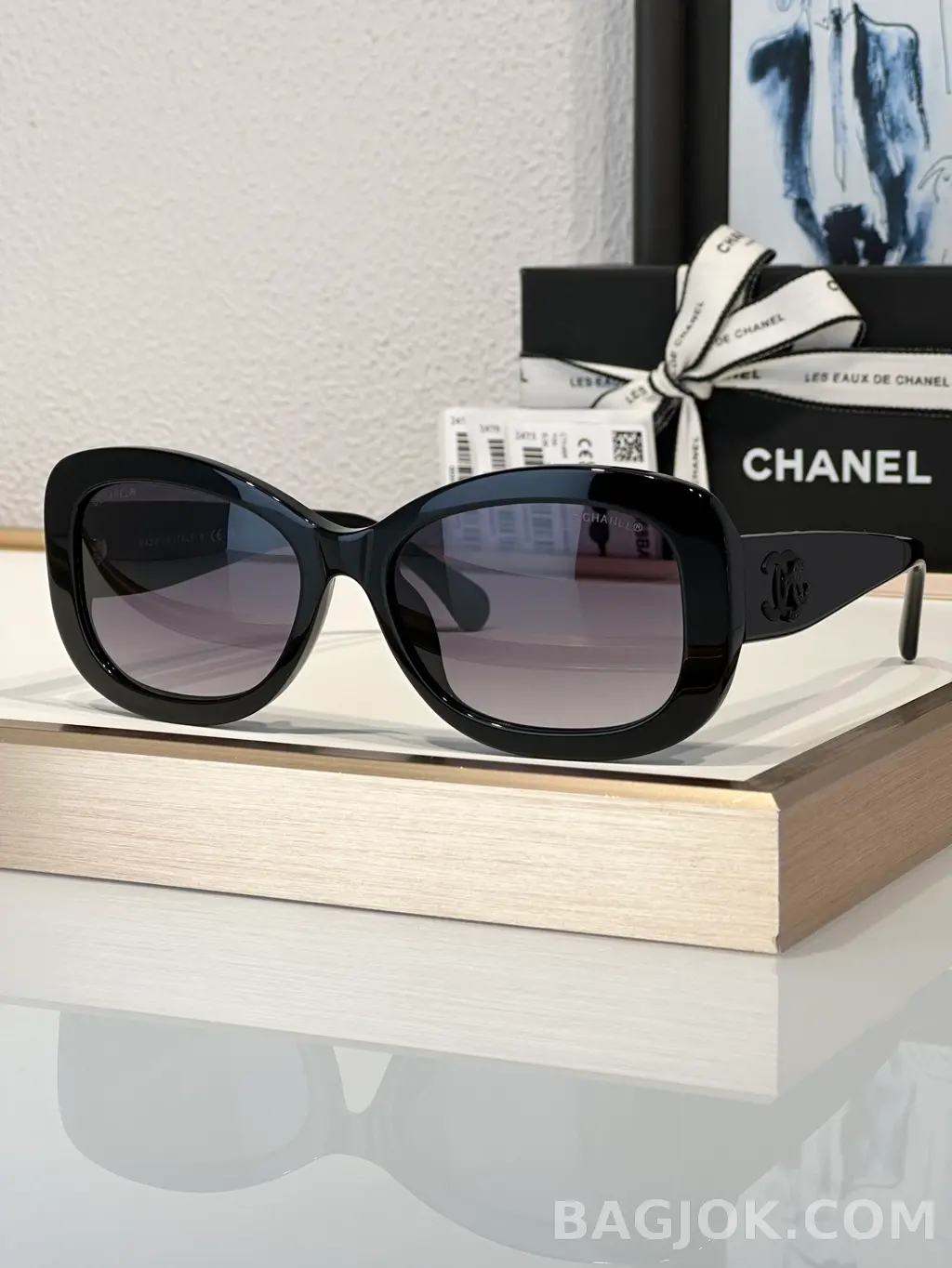 샤넬 Chanel 크리스탈 스퀘어 Sunglasses 상세 이미지