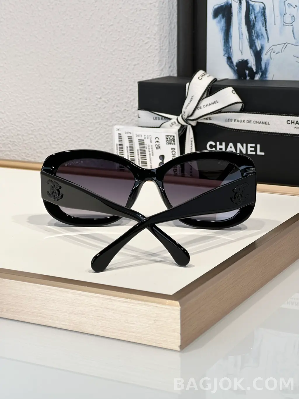 샤넬 Chanel 크리스탈 스퀘어 Sunglasses 상세 이미지