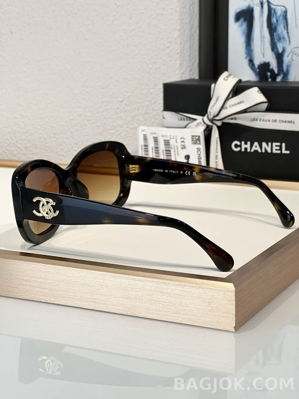 샤넬 Chanel 크리스탈 스퀘어 Sunglasses 상세 이미지