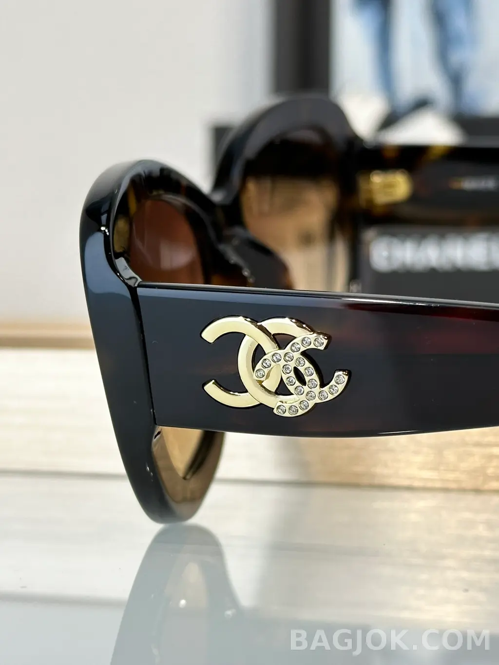 샤넬 Chanel 크리스탈 스퀘어 Sunglasses 상세 이미지