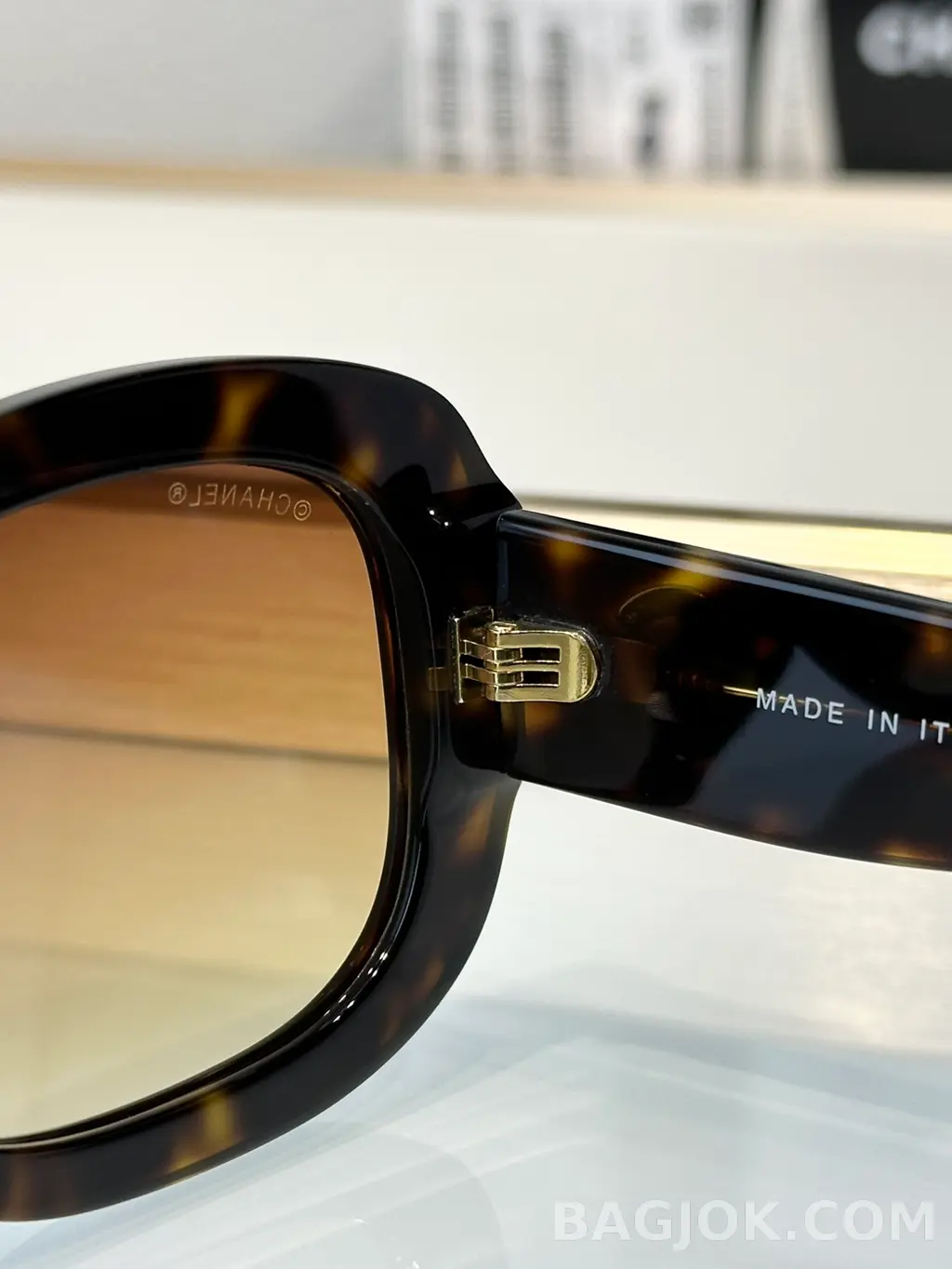 샤넬 Chanel 크리스탈 스퀘어 Sunglasses 상세 이미지