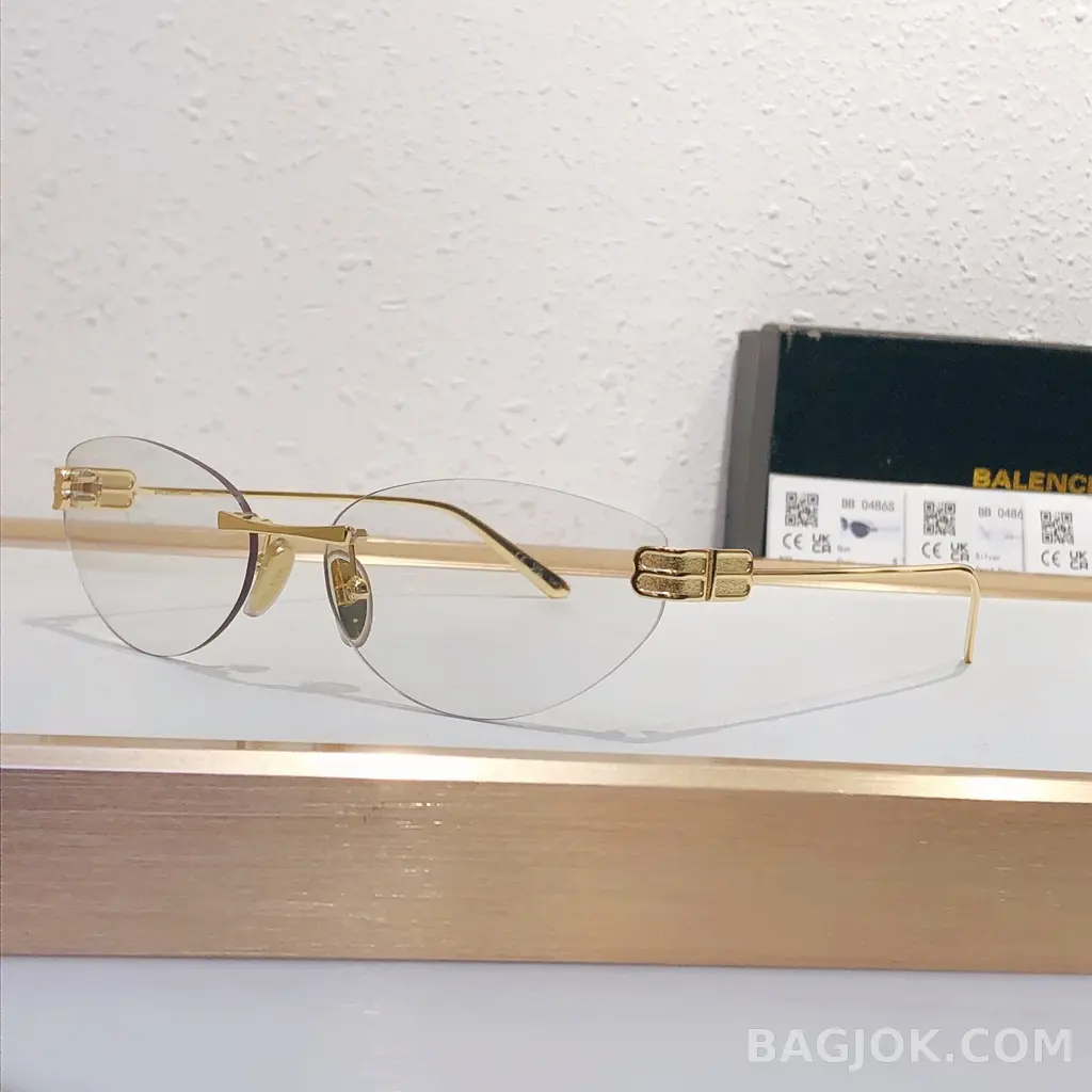 발렌시아가 Balenciaga BB0486 Rimless 안경 상세 이미지