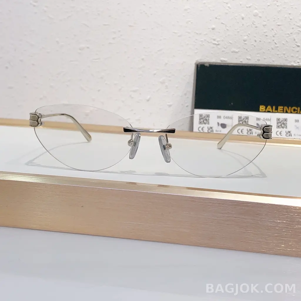 발렌시아가 Balenciaga BB0486 Rimless 안경 상세 이미지