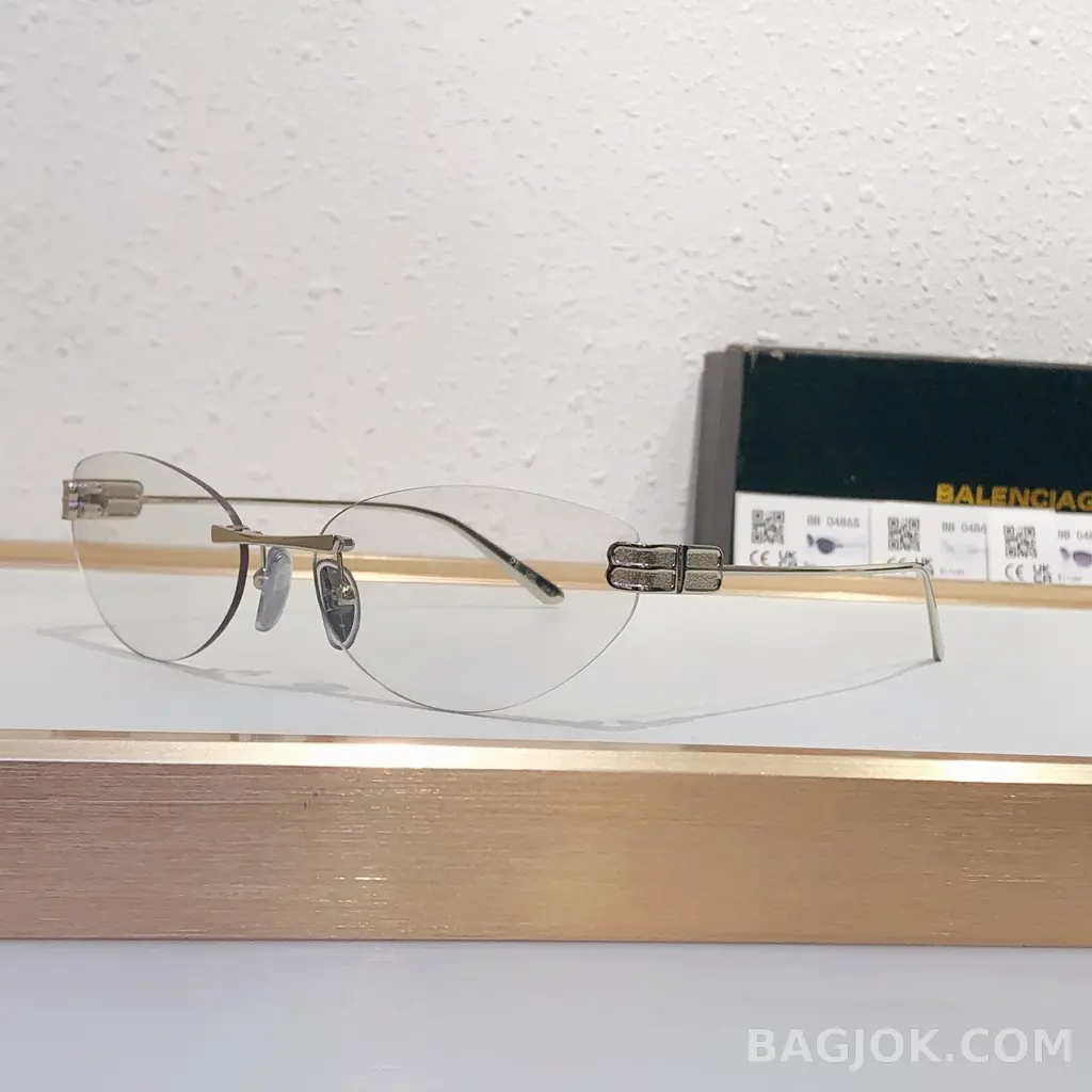 발렌시아가 Balenciaga BB0486 Rimless 안경 상세 이미지