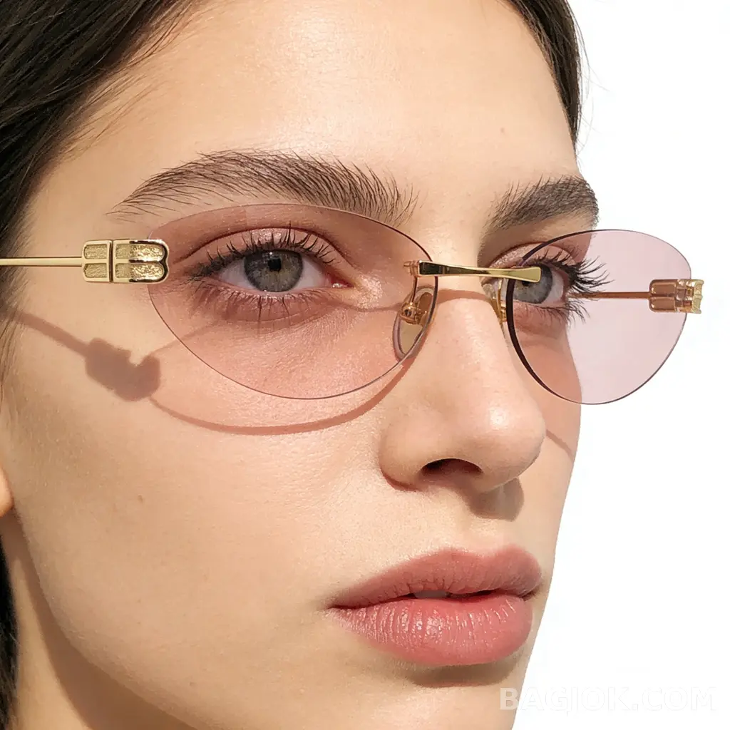 발렌시아가 Balenciaga BB0486S Rimless Sunglasses 상세 이미지