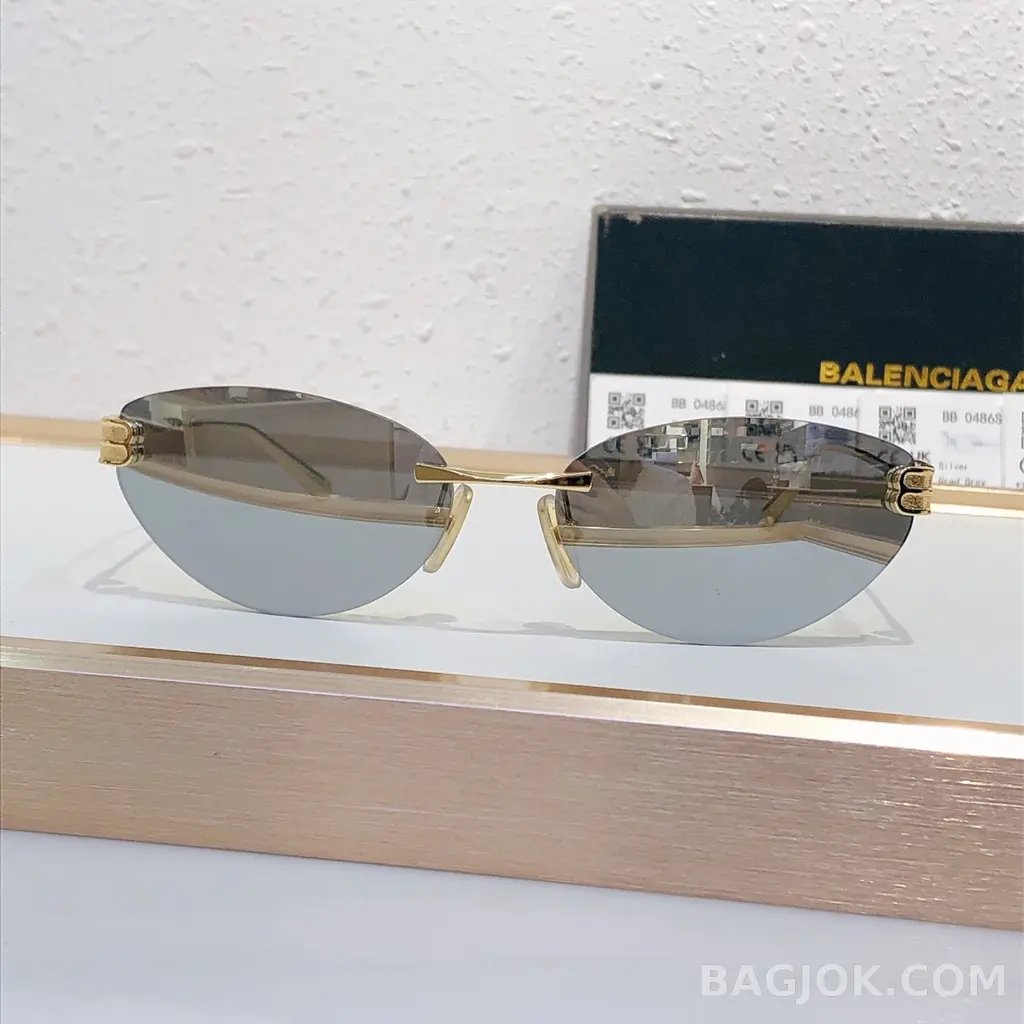 발렌시아가 Balenciaga BB0486S Rimless Sunglasses 상세 이미지