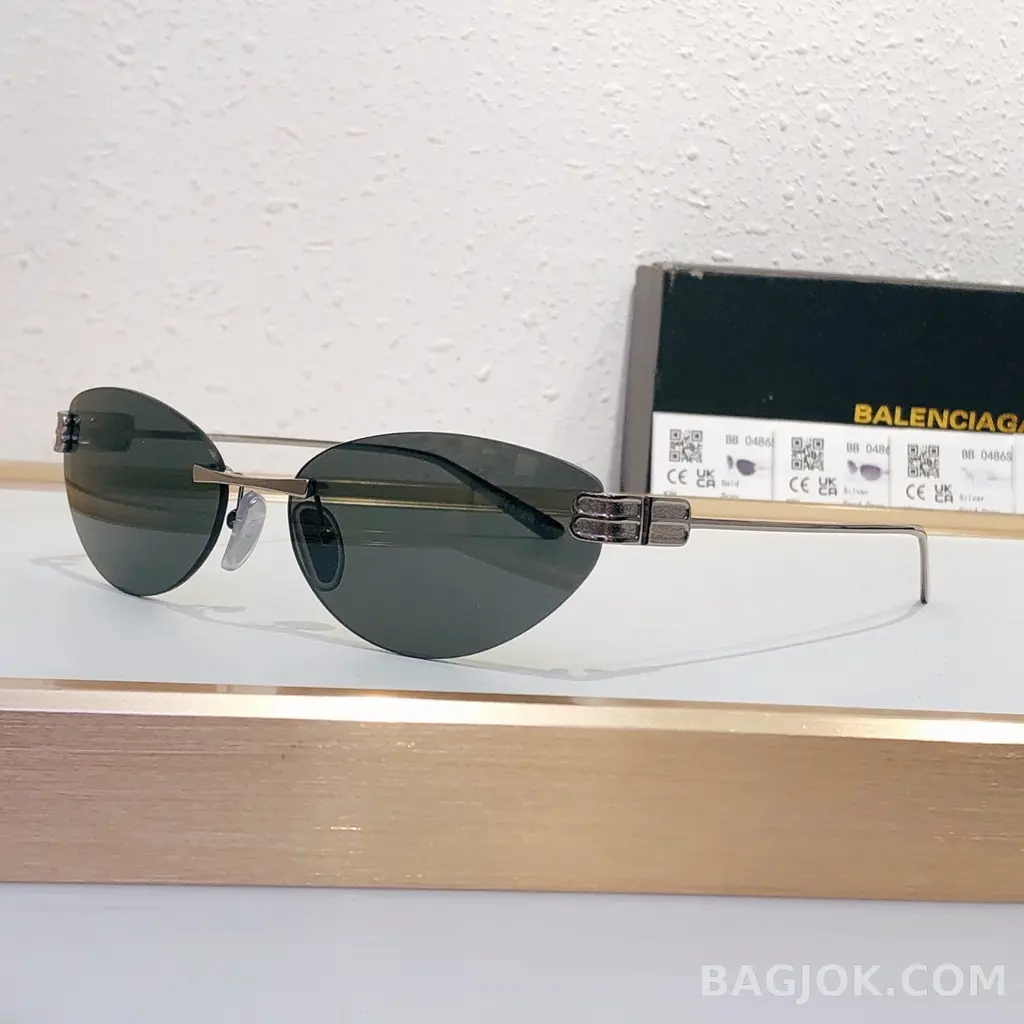 발렌시아가 Balenciaga BB0486S Rimless Sunglasses 상세 이미지